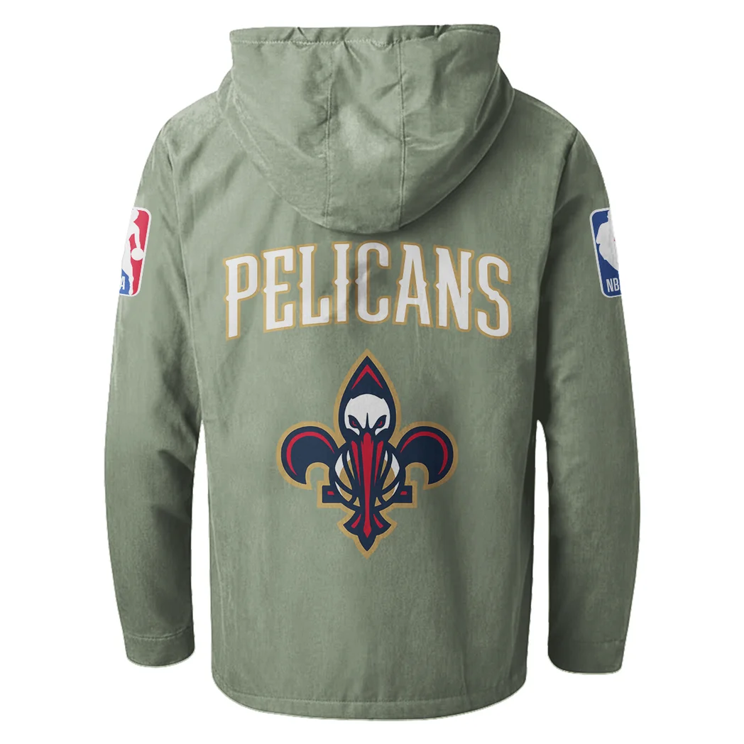 Streetwear Court Culture Flannel Hoodie, Loyal Supporter Sport Hoodie HVN1432NO - Light Green - Image 3