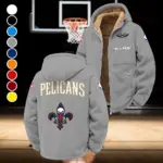 Streetwear Court Culture Winter Fleece Jacket, Ski & Snowboard Mid-Layer HVN1432NO - Grey