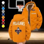 Streetwear Court Culture Winter Fleece Jacket, Ski & Snowboard Mid-Layer HVN1432NO - Orange