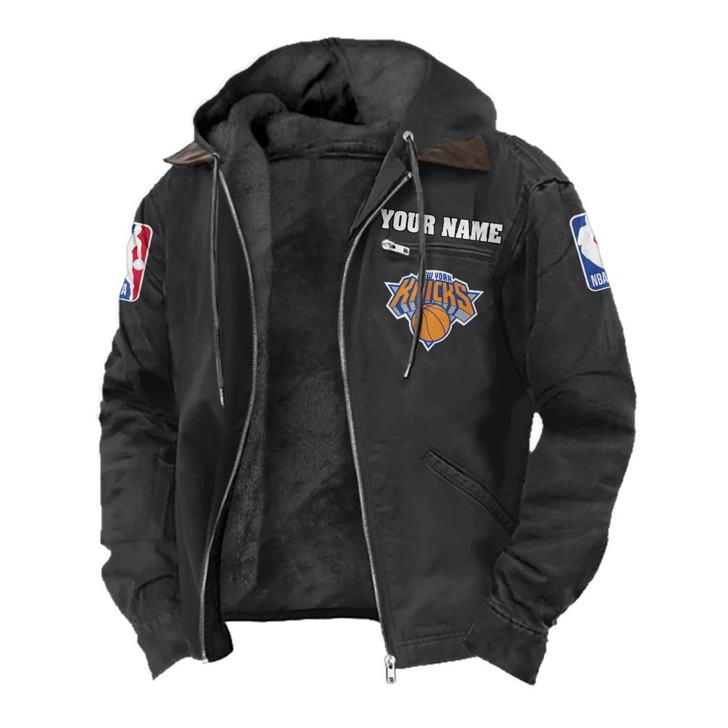 Hoop Passion Fans Flannel Hoodie, Fan Pride Hooded Flannel HVN1432NY - Black - Image 2