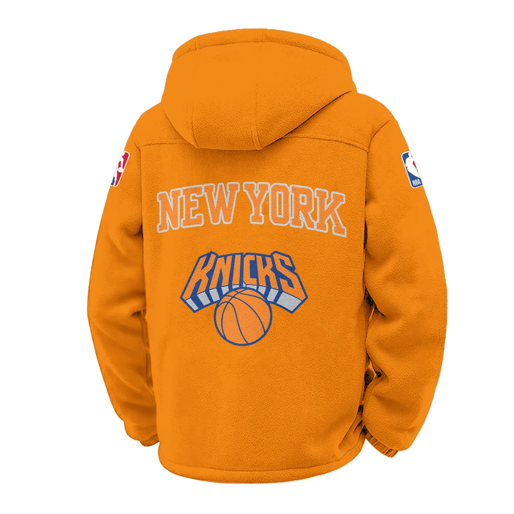 Hoop Passion Fans Winter Fleece Jacket, Winter Endurance Jacket HVN1432NY - Orange - Image 3