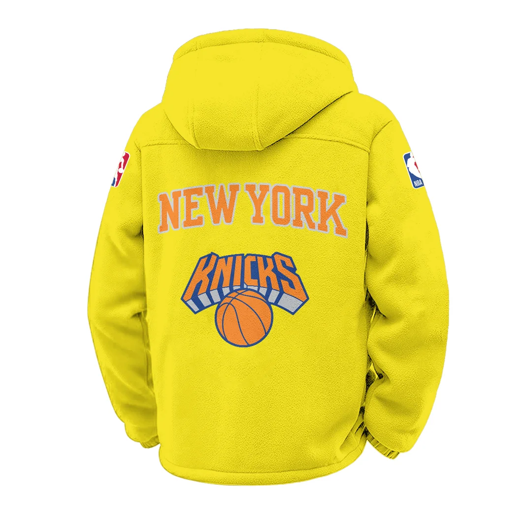 Hoop Passion Fans Winter Fleece Jacket, Winter Endurance Jacket HVN1432NY - Yellow - Image 3