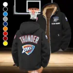 Everyday Hoop Fans Winter Fleece Jacket, Ultra-Soft Fleece Shell HVN1432OC - Black