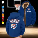 Everyday Hoop Fans Winter Fleece Jacket, Ultra-Soft Fleece Shell HVN1432OC - Navy