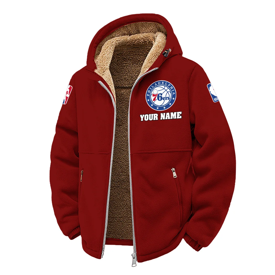 All-Season Sport Family Winter Fleece Jacket, Brushed Interior Winter Fleece HVN1432PH - Wine - Image 2
