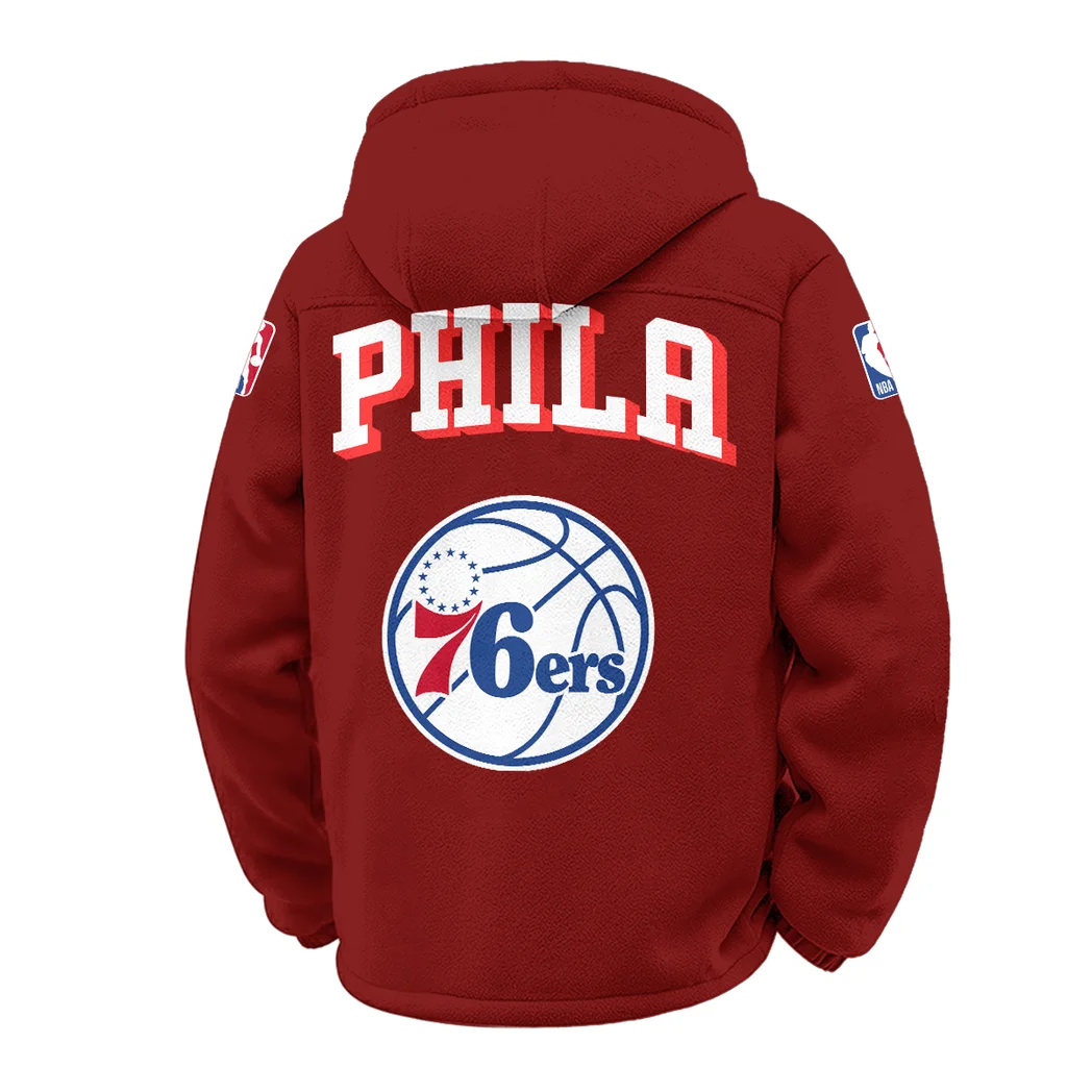 All-Season Sport Family Winter Fleece Jacket, Brushed Interior Winter Fleece HVN1432PH - Wine - Image 3