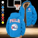 All-Season Sport Family Winter Fleece Jacket, Brushed Interior Winter Fleece HVN1432PH - Cyan