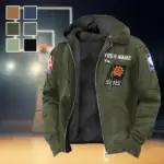 Streetwear Supporter Crew Flannel Hoodie, Essential Fan Flannel Hoodie HVN1432PS - Green