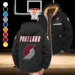 All-Season Supporters Winter Fleece Jacket, Anti-Pill Thermal Fleece HVN1432PT - Black