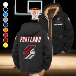 All-Season Supporters Winter Fleece Jacket, Anti-Pill Thermal Fleece HVN1432PT - Black