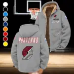 All-Season Supporters Winter Fleece Jacket, Anti-Pill Thermal Fleece HVN1432PT - Grey