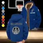 Streetwear Court Culture Winter Fleece Jacket, Warm Core Loft Fleece HVN1432SA - Navy