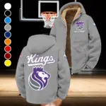 Streetwear Slam Crew Winter Fleece Jacket, High-Density Comfort Fleece HVN1432SK - Grey