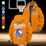 Streetwear Slam Crew Winter Fleece Jacket, High-Density Comfort Fleece HVN1432SK - Orange