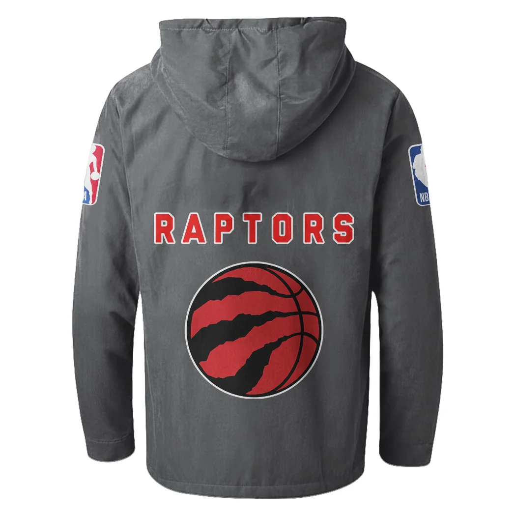 Hoop Passion Squad Flannel Hoodie, Athletic Lifestyle Fan Hoodie HVN1432TR - Gray - Image 3