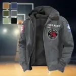 Hoop Passion Squad Flannel Hoodie, Athletic Lifestyle Fan Hoodie HVN1432TR - Gray