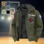 Hoop Passion Squad Flannel Hoodie, Athletic Lifestyle Fan Hoodie HVN1432TR - Green