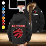 Hoop Passion Squad Winter Fleece Jacket, Breathable Winter Comfort HVN1432TR - Black