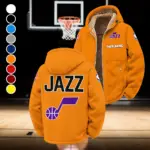 Sport Spirit Fans Winter Fleece Jacket, Premium Fleece Barrier HVN1432UJ - Orange