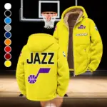 Sport Spirit Fans Winter Fleece Jacket, Premium Fleece Barrier HVN1432UJ - Yellow