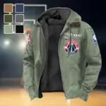 All-Season Hoop Squad Flannel Hoodie, Fan Squad Flannel Hoodie HVN1432WW - Light Green