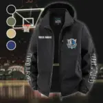 Basketball Lifestyle Squad Fleece Windbreaker Jacket, Essential Cold & Wind Barrier HVN1433DM - Black