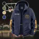 Loyal Supporter Energy Fleece Windbreaker Jacket, Dual-Layer Protection Jacket HVN1433DN - Navy