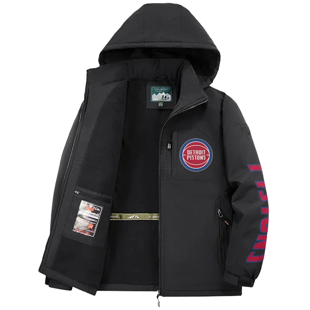 Loyal Hoop Fans Fleece Windbreaker Jacket, Weather-Guard Fleece HVN1433DP - Black - Image 3