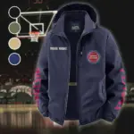 Loyal Hoop Fans Fleece Windbreaker Jacket, Weather-Guard Fleece HVN1433DP - Navy