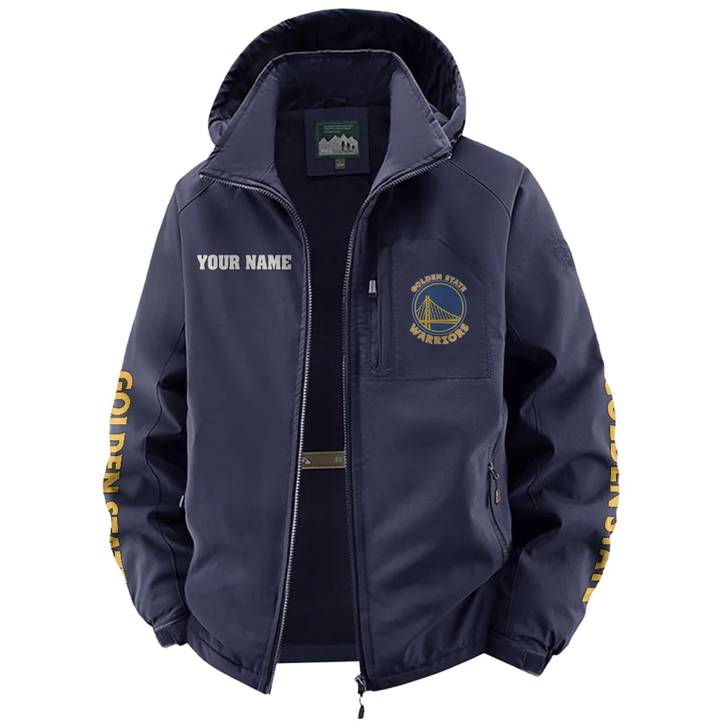 Play Spirit Fleece Windbreaker Jacket, Thermal Wind-Deflector HVN1433GS - Navy - Image 2