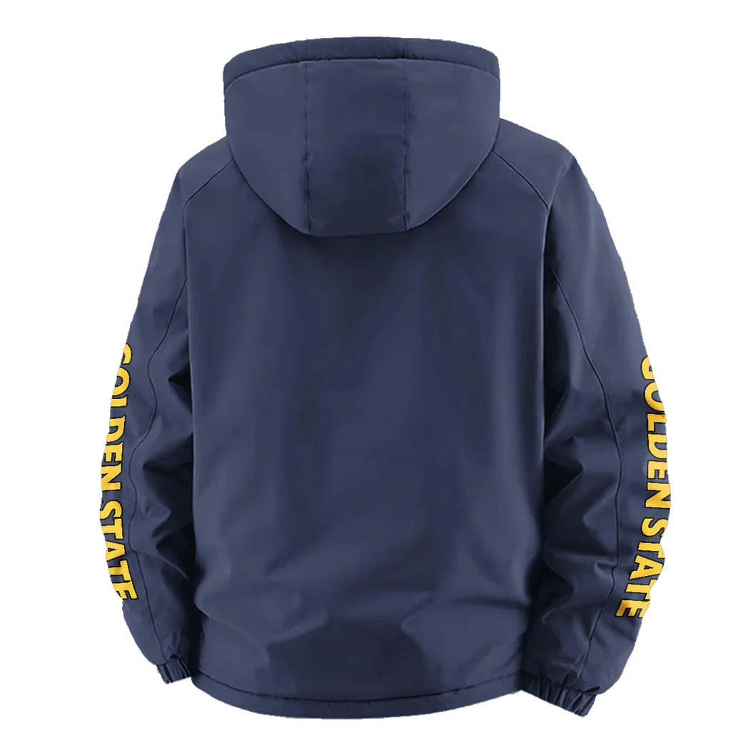 Play Spirit Fleece Windbreaker Jacket, Thermal Wind-Deflector HVN1433GS - Navy - Image 4