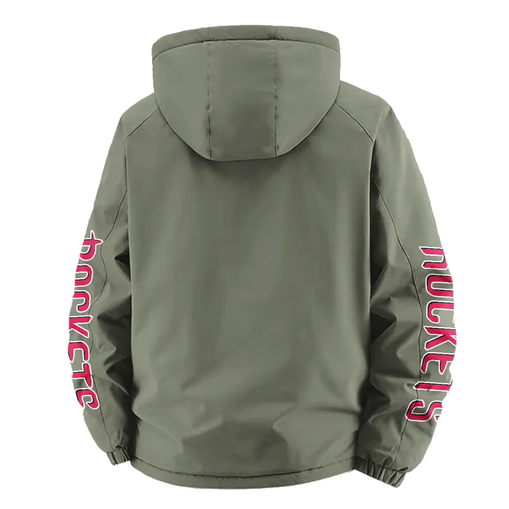 Bold Court Energy Fleece Windbreaker Jacket, Dynamic Trail Runner's Shell HVN1433HR - Green - Image 4