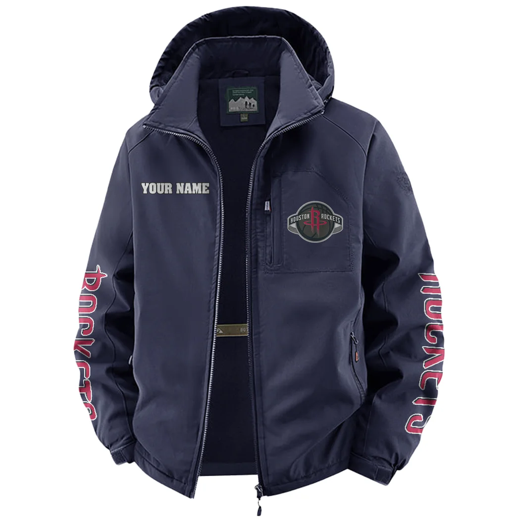 Bold Court Energy Fleece Windbreaker Jacket, Dynamic Trail Runner's Shell HVN1433HR - Navy - Image 2