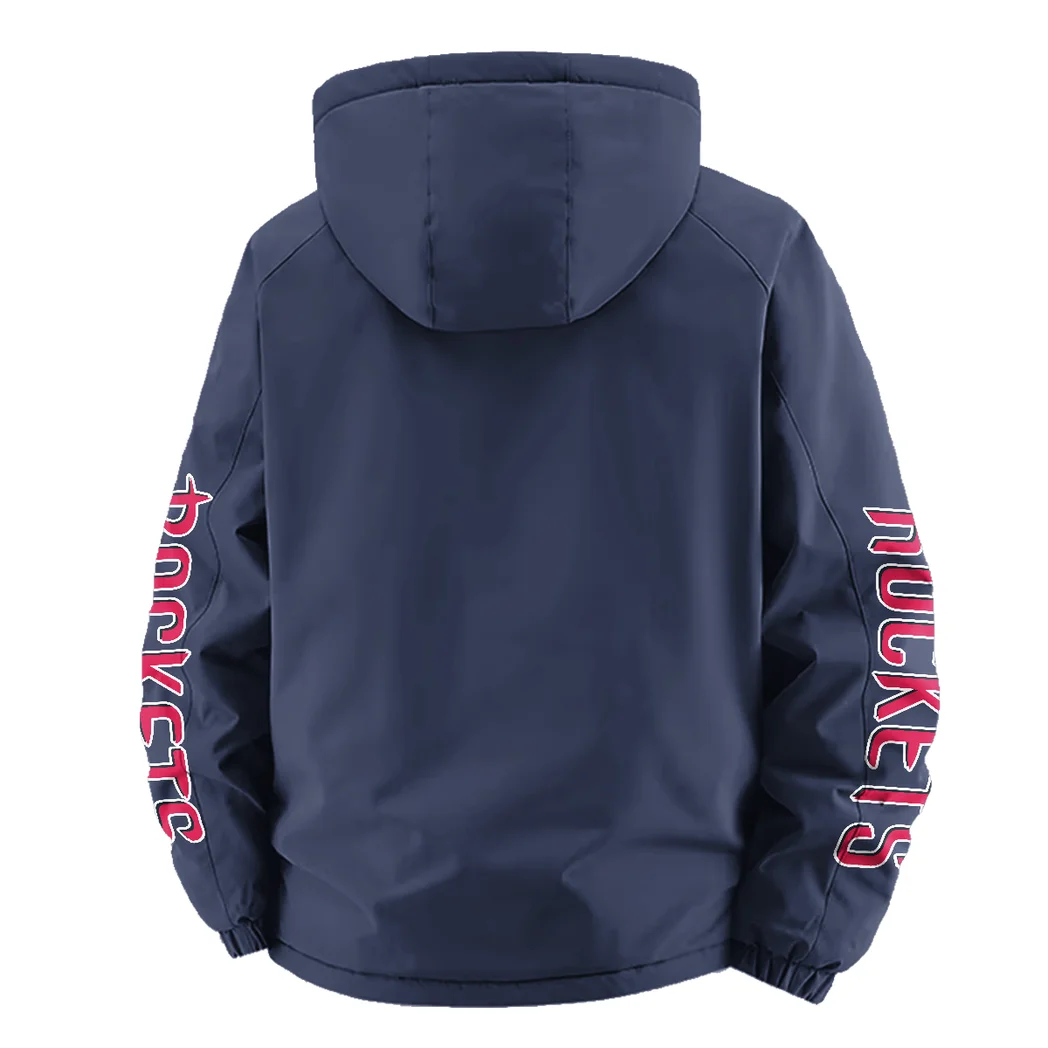 Bold Court Energy Fleece Windbreaker Jacket, Dynamic Trail Runner's Shell HVN1433HR - Navy - Image 4