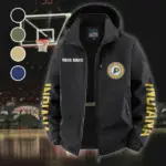 All-Season Supporters Fleece Windbreaker Jacket, High-Output Training Jacket HVN1433IP - Black