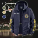 All-Season Supporters Fleece Windbreaker Jacket, High-Output Training Jacket HVN1433IP - Navy