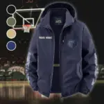 All-Season Slam Fans Fleece Windbreaker Jacket, Endurance Sport Barrier HVN1433MG - Navy