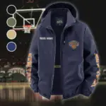 True Fan Spirit Fleece Windbreaker Jacket, Outdoor Activity Defense HVN1433NY - Navy