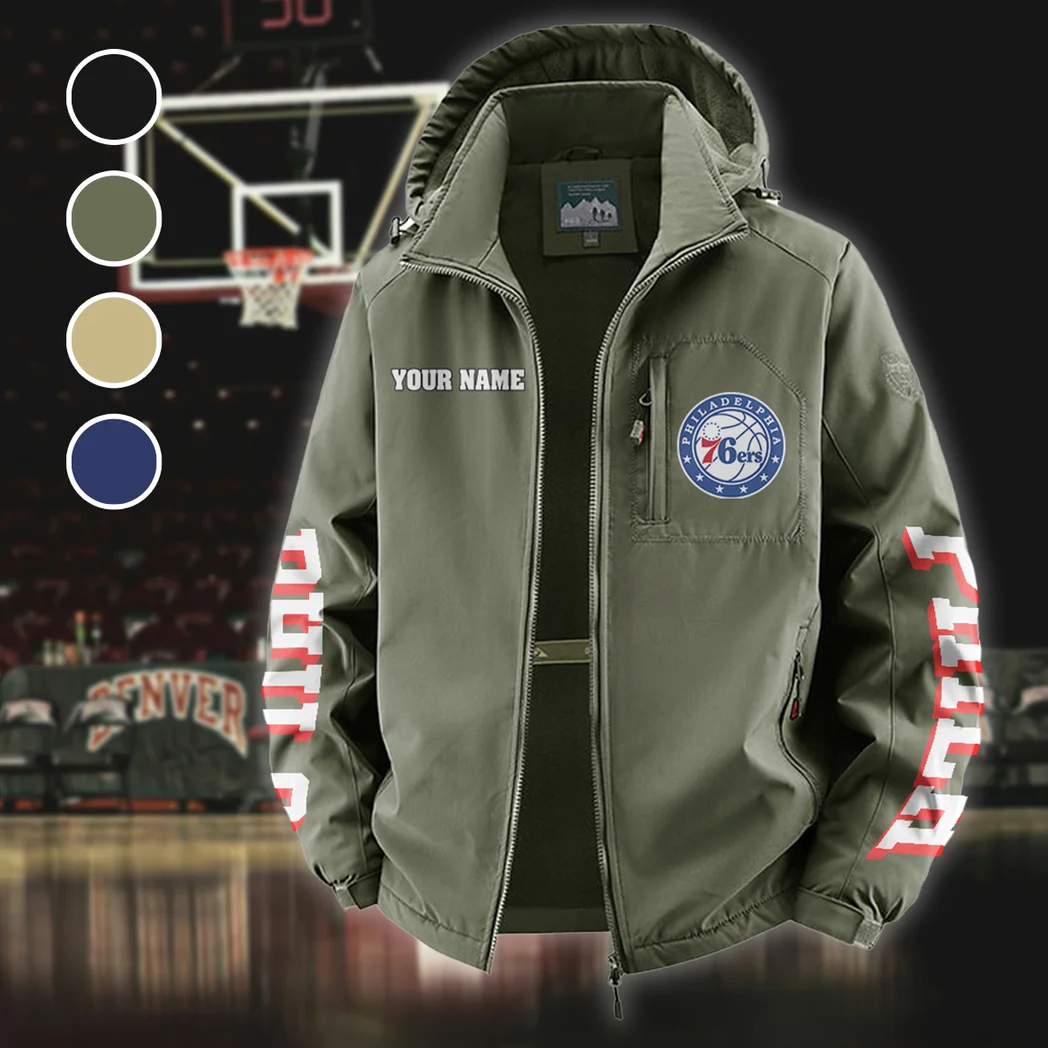 Rising Hoop Squad Fleece Windbreaker Jacket, Brushed Fleece Wind-Resist Layer HVN1433PH - Green