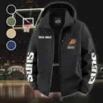 Basketball Family Pride Fleece Windbreaker Jacket, Luxe Fleece Exterior HVN1433PS - Black