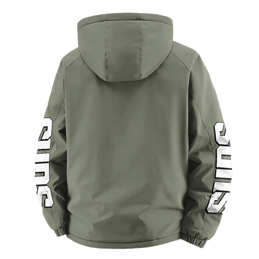 Basketball Family Pride Fleece Windbreaker Jacket, Luxe Fleece Exterior HVN1433PS - Green - Image 4