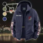 Game Ready Lifestyle Fleece Windbreaker Jacket, Anti-Pill Wind-Blocking Fleece HVN1433PT - Navy