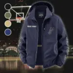 Rising Game Fans Fleece Windbreaker Jacket, Premium Bonded Fleece HVN1433SA - Navy