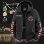 Loyal Basketball Nation Fleece Windbreaker Jacket, Ultra-Soft Wind-Stop Fabric HVN1433TR - Black