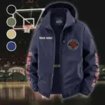 Loyal Basketball Nation Fleece Windbreaker Jacket, Ultra-Soft Wind-Stop Fabric HVN1433TR - Navy