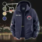 Loyal Fan Lifestyle Fleece Windbreaker Jacket, Breathable Fleece Windwear HVN1433WW - Navy