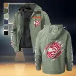 Court Energy Squad Flannel Hoodie, Sport Fan Flannel Hoodie HVN1434AH - Light Green