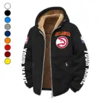 Court Energy Squad Winter Fleece Jacket, Thermal Winter Fleece HVN1434AH - Black