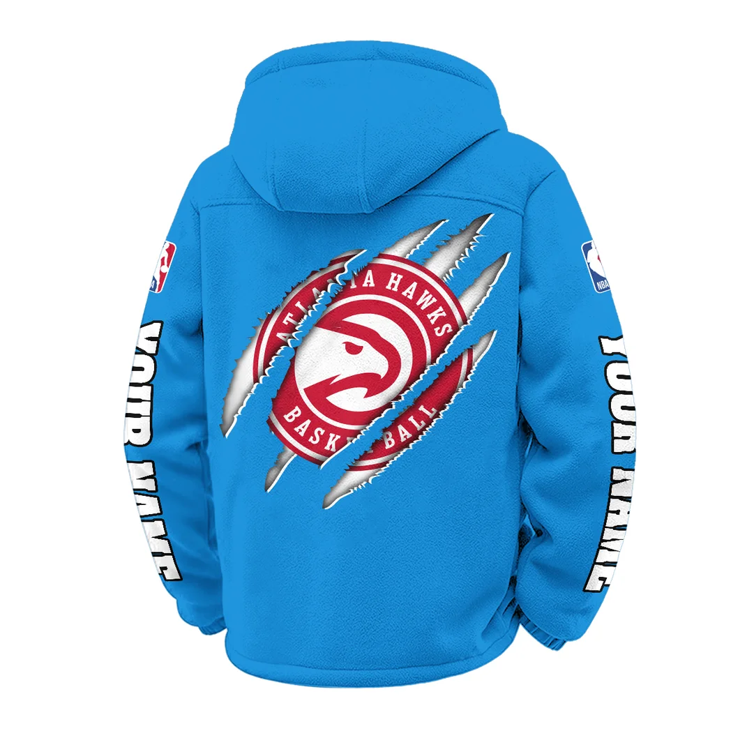 Court Energy Squad Winter Fleece Jacket, Thermal Winter Fleece HVN1434AH - cyan - Image 3