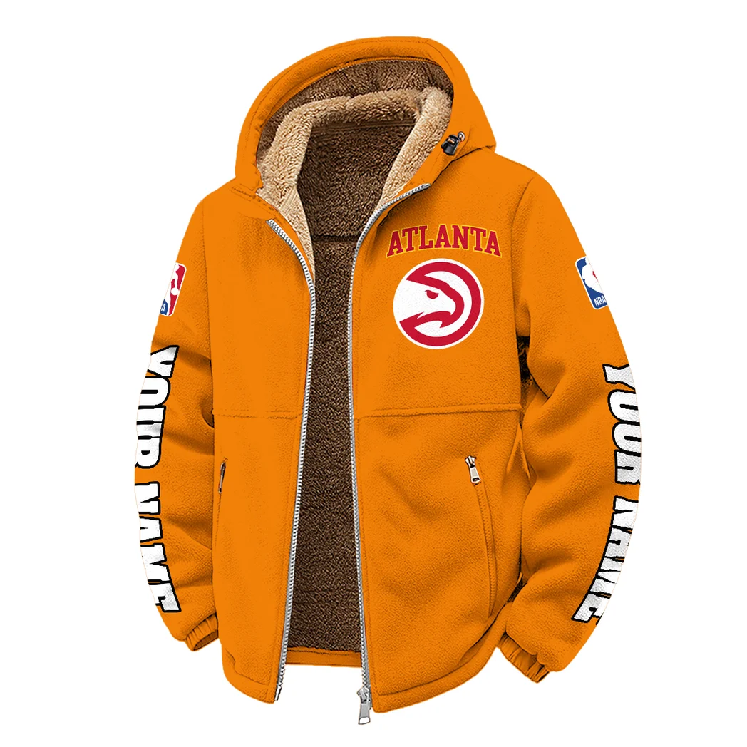 Court Energy Squad Winter Fleece Jacket, Thermal Winter Fleece HVN1434AH - Orange - Image 2